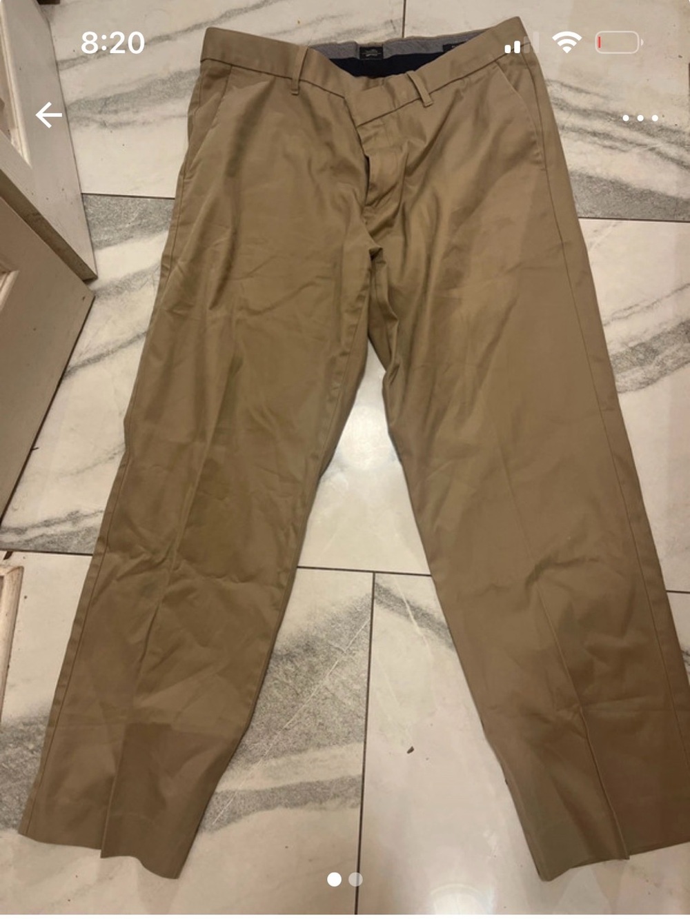 Tailor Vintage Men's Tan Chinos
